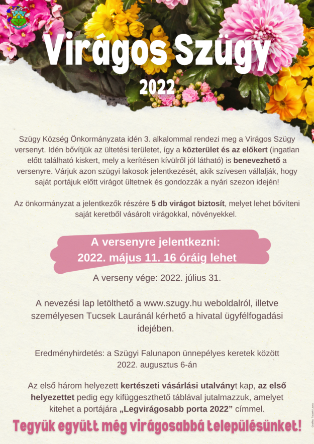 Virágos Szügy plakát